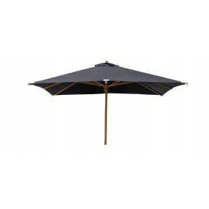VENTURE DESIGN Naxos parasol 3m - natur tr og sort polyester 