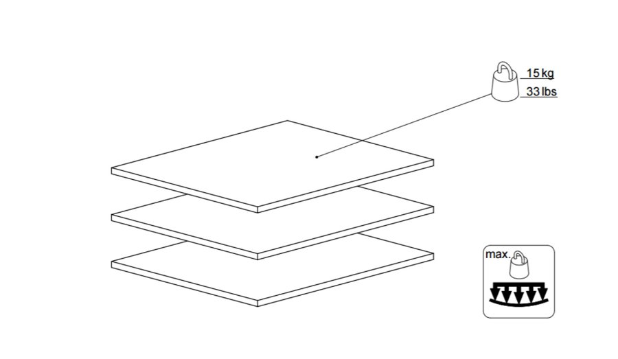 TVILUM Verona Skydedrsskab - hvid tr, 2 smalle skydedre, m. hylder