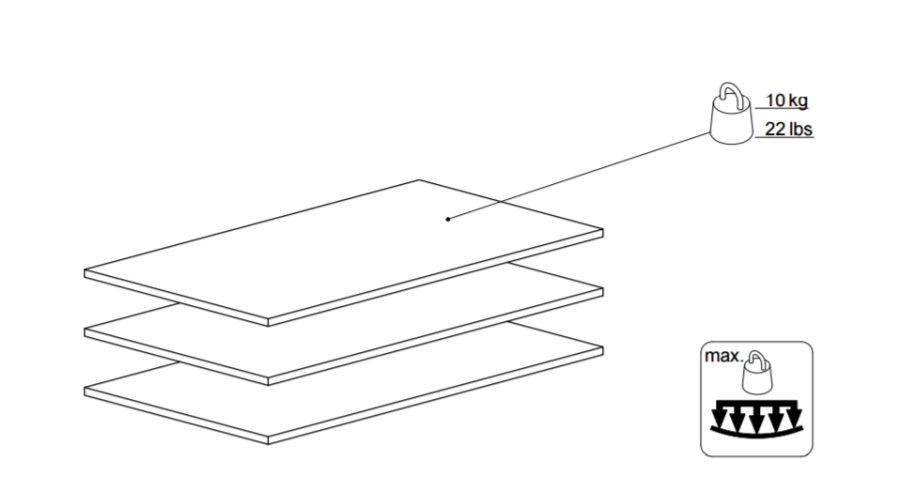 TVILUM Verona Skydedrsskab - hvid/gr tr, 2 skydedre m. hylder