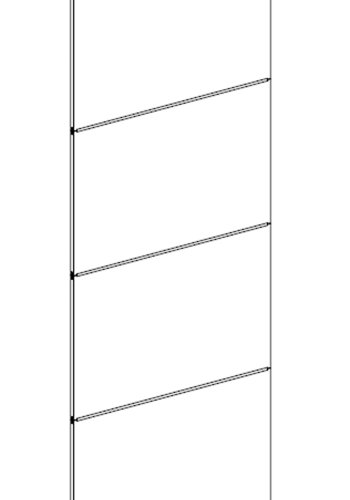 TVILUM Verona garderobeskab - hvid tr, 2 skydedre