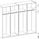 TVILUM Verona Skydedrsskab - hvid tr, 2 skydedre, m. hylder, bred