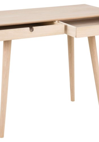 ACT NORDIC Century Skrivebord - Naturtr,  Eg Struktur, m. skuffer, Rektangulr, (74x45)