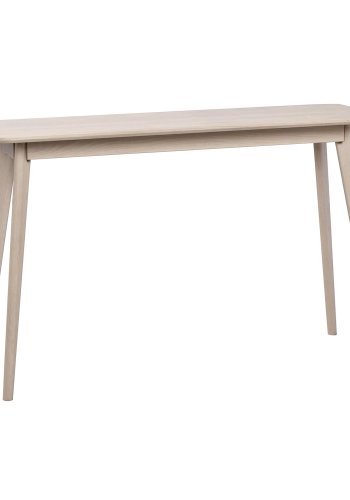 ROWICO Yumi konsolbord - hvidpigmenteret egetrsfiner (120x40)