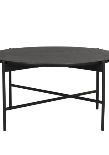 ROWICO rund Skye sofabord - sort egetrsfiner og metal (85)