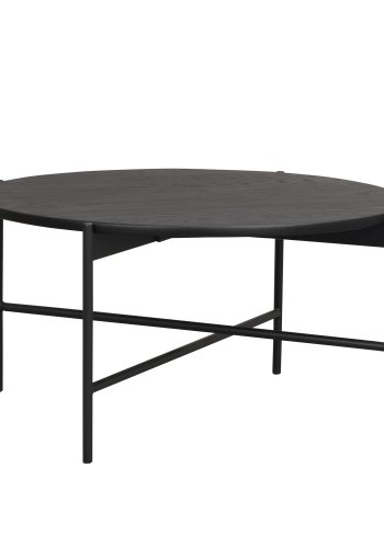 ROWICO rund Skye sofabord - sort egetrsfiner og metal (85)