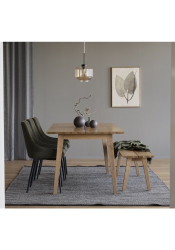 ROWICO Melfort bnk - brstet vildeg finér (144x38)