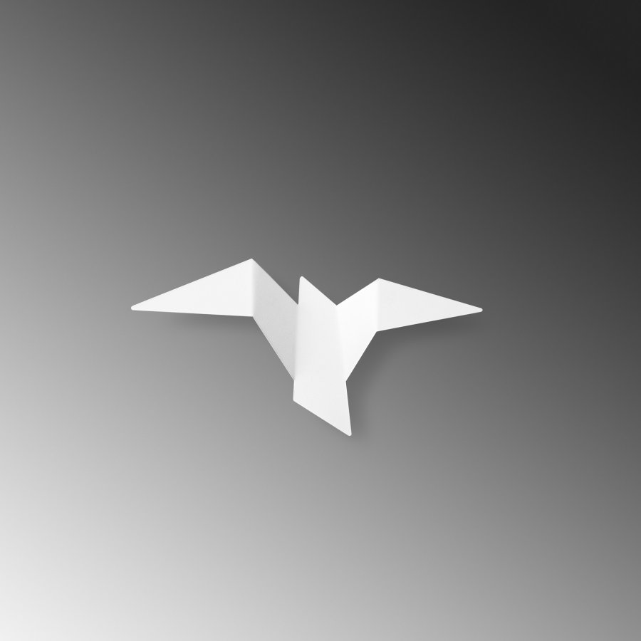 LUMI Pacal? M vglampe - hvid metal