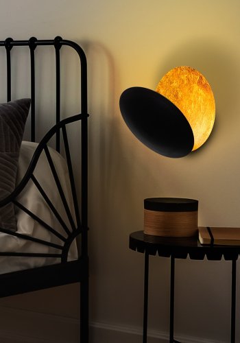 LUMI Yosma vglampe - sort og kobber metal