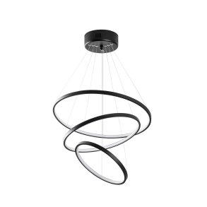 LUMI Simit loftlampe - sort metal