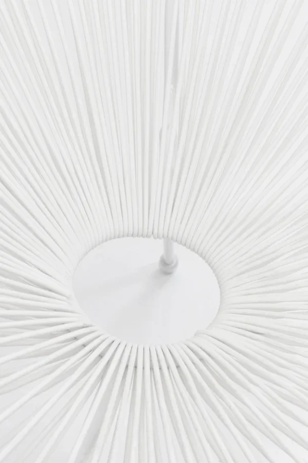 KARE DESIGN Acapulco White lnestol/havestol - hvid polyethylen og stl