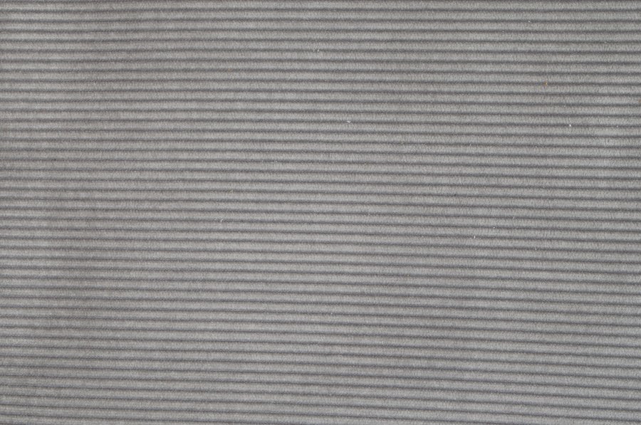 ZUIVER Ridge Rib spisebordsstol, m. armln - lysegr fljl polyester og slv krom