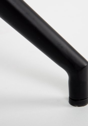 ZUIVER Mia spisebordsstol, m. armln - gr fljl polyester og sort metal