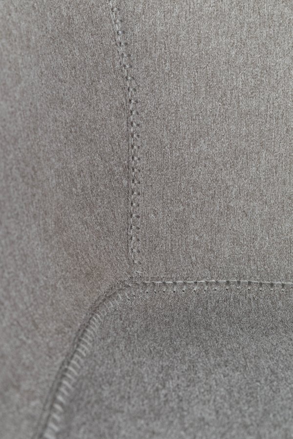 ZUIVER Feston lnestol, m. armln - gr polyester og sort stl