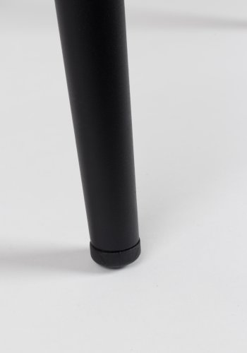 WHITE LABEL LIVING Catelyn spisebordsstol, m. armln - orange stof og metal