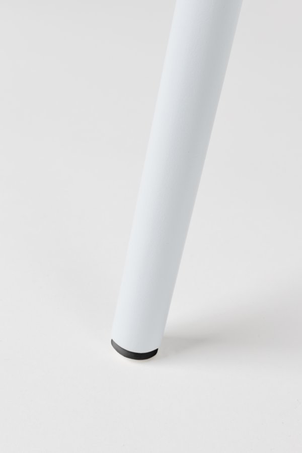 ZUIVER Albert Kuip havestol, m. armln, stabelbar - hvid aluminium