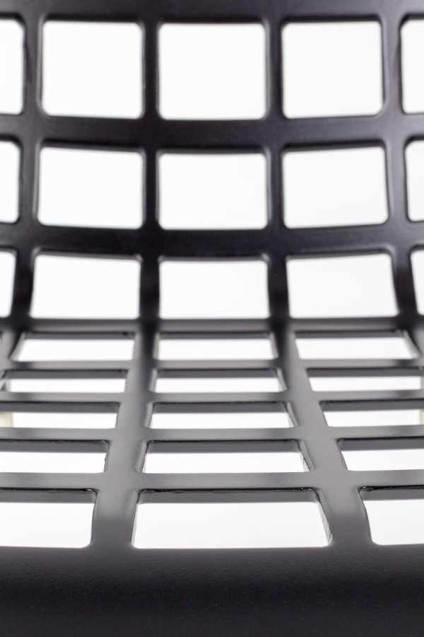 ZUIVER Albert Kuip havestol, m. armln, stabelbar - sort aluminium