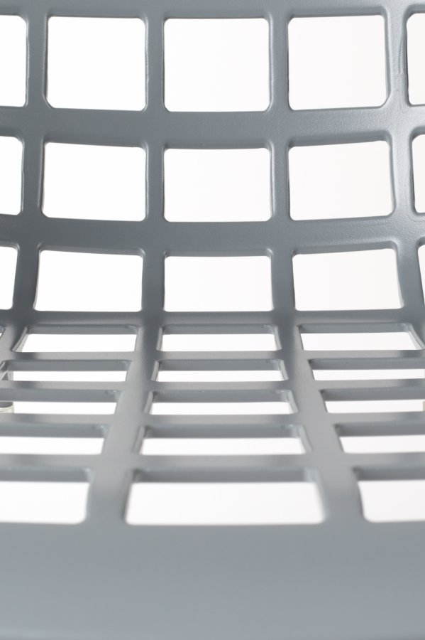 ZUIVER Albert Kuip havestol, m. armln, stabelbar - lysegr aluminium