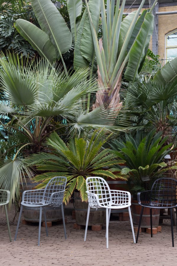 ZUIVER Albert Kuip havestol, m. armln, stabelbar - grn aluminium