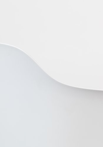 WHITE LABEL LIVING Tango spisebordsstol, m. armln - hvid polypropylen og stl