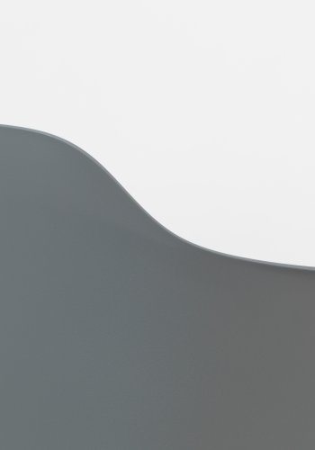 WHITE LABEL LIVING Tango spisebordsstol, m. armln - gr polypropylen og stl