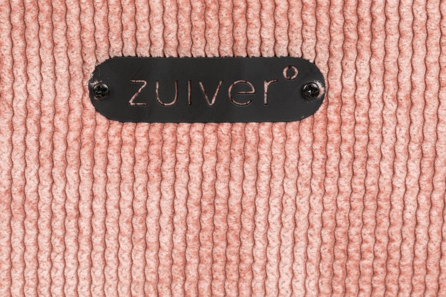 ZUIVER Benson spisebordsstol, m. armln - lyserd fljl polyester og sort stl