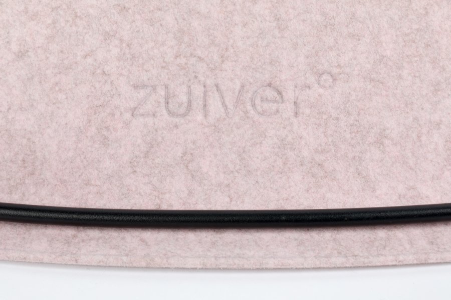 ZUIVER Thirsty spisebordsstol, m. armln, stabelbar - lyserd genbrugt PET og sort stl