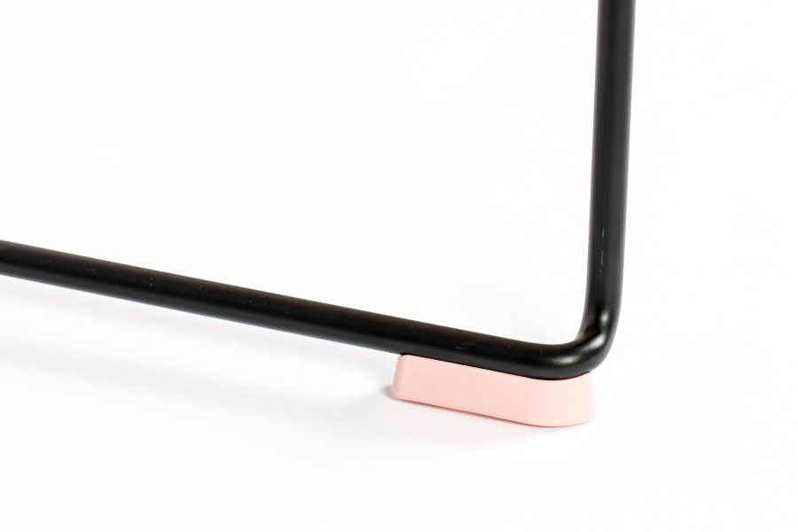 WHITE LABEL LIVING Stacks spisebordsstol, stabelbar, m. armln - lyserd polypropylen og stl