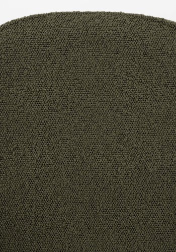 ZUIVER Albert Kuip spisebordsstol, m. armln og drejefunktion - grn polyester og grn aluminium