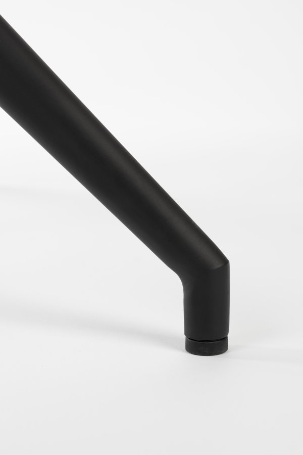 ZUIVER Doulton Swivel drejestol, m. armln - vintage brun, gr polyakryl/polyester og sort stl