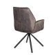 WHITE LABEL LIVING Jamie spisebordsstol, m. armln - brun polyester og metal