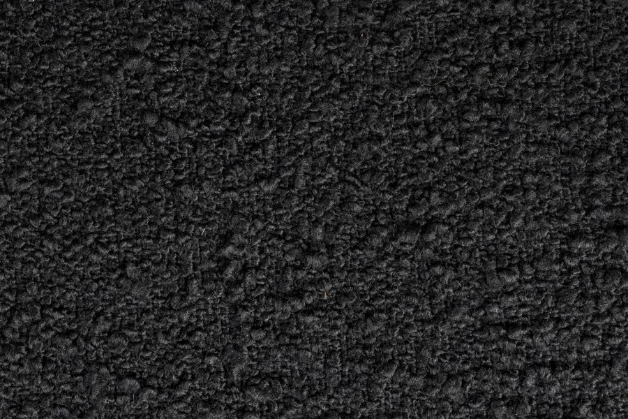 ZUIVER Flexback spisebordsstol, m. armln - sort bouclé og sort bgetr