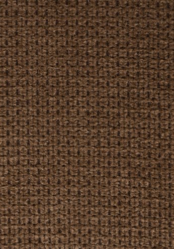 WHITE LABEL LIVING Daley spisebordsstol, m. armln - beige/brun polyester og sort jern