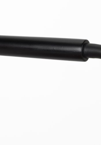 WHITE LABEL LIVING Bouton spisebordsstol, stabelbar, m. armln - offwhite polyester og sort jern