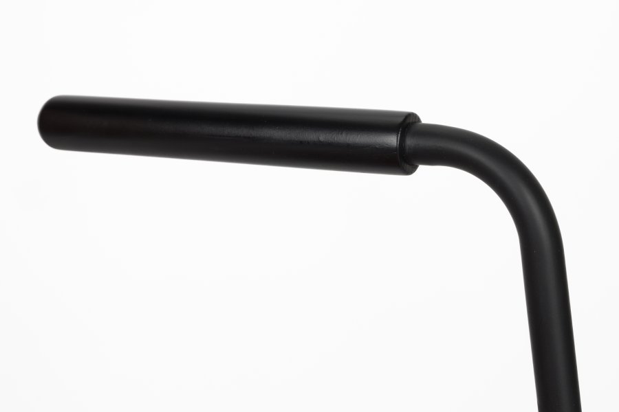 WHITE LABEL LIVING Bouton spisebordsstol, stabelbar, m. armln - offwhite polyester og sort jern