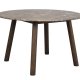 ROWICO Taransay spisebord, rund - brun marmor og brun eg (125)