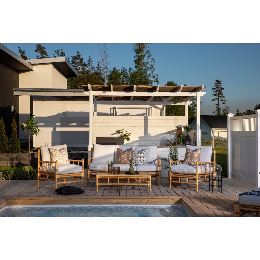 VENTURE DESIGN Cane Sofa Table - 70*120cm Bamboo