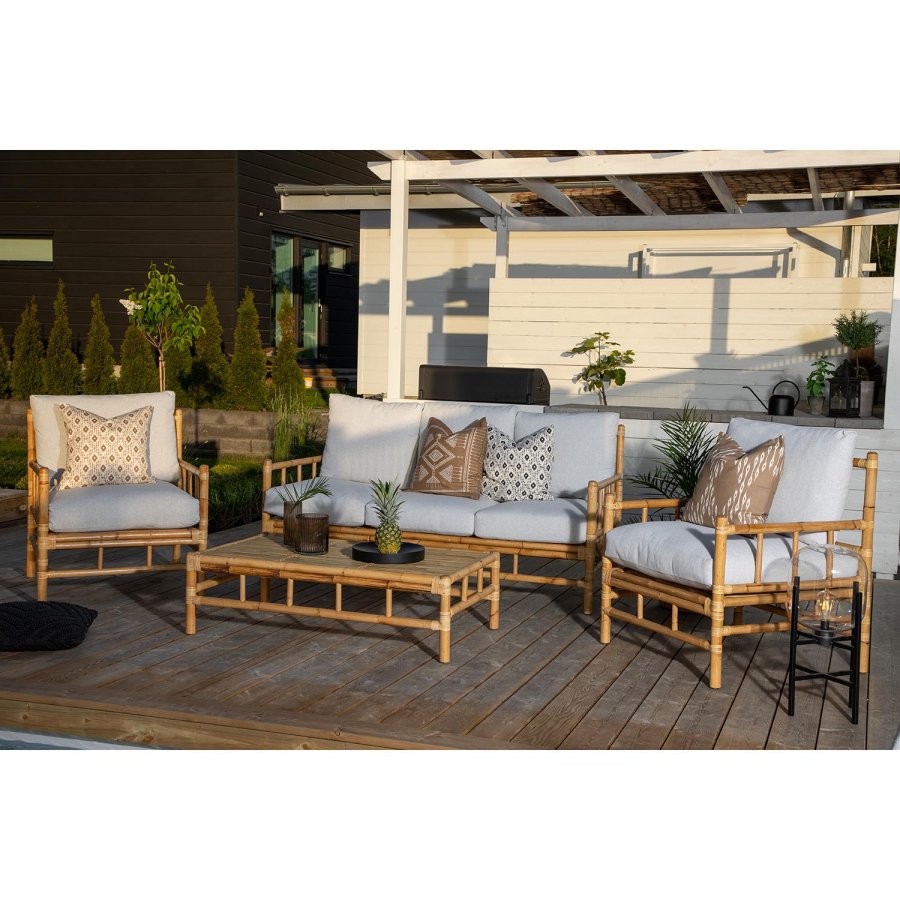 VENTURE DESIGN Cane Sofa Table - 70*120cm Bamboo