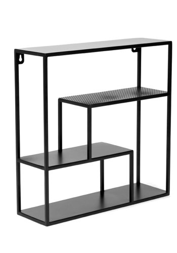 CANETT Vega kvadratisk vgreol - sort jern