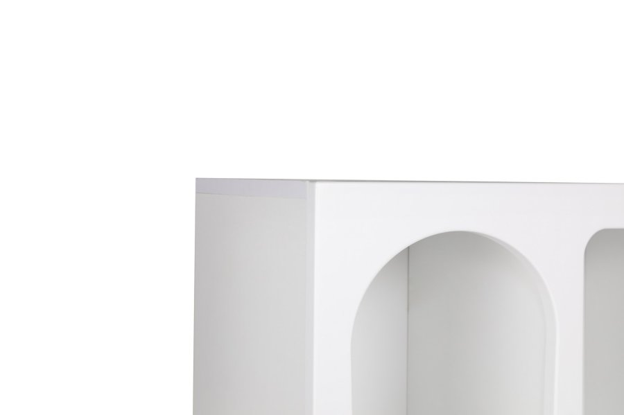 FUNZI LIVING Venüs bogreol - hvid melamin