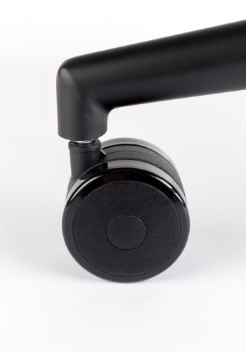 ZUIVER OMG kontorstol, hjdejusterbar, m. hjul - gr polyester og sort metal