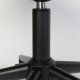 ZUIVER OMG kontorstol, hjdejusterbar, m. hjul - bl polyester og sort metal