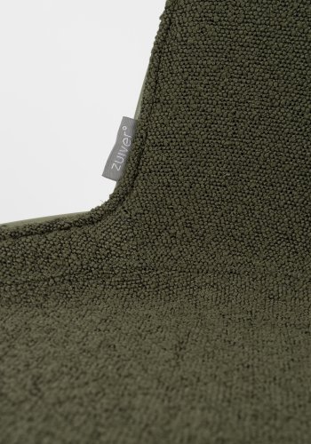 ZUIVER Albert Kuip kontorstol, m. hjul - grn polyester og grn aluminium