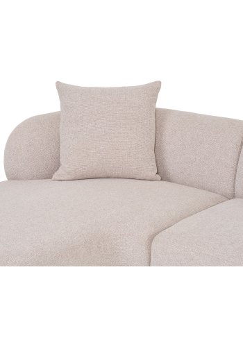 HOUSE NORDIC  Kingston Sofa - Sofa med 2 puder, venstrevendt, natur, HN1295