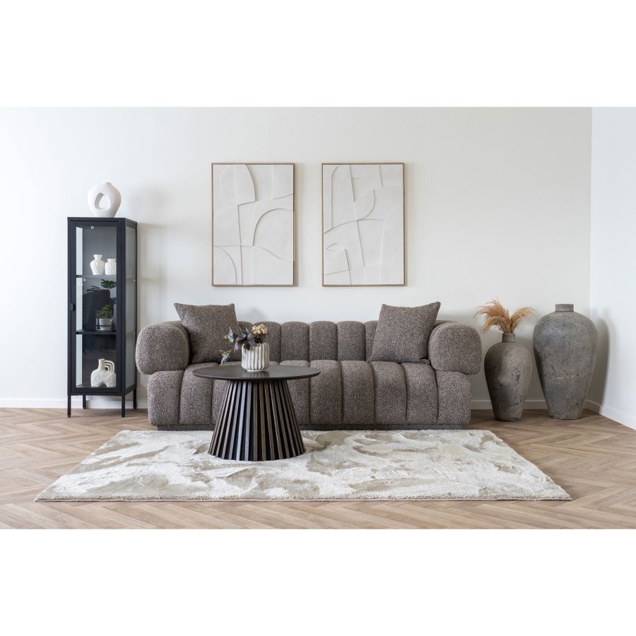 HOUSE NORDIC  Aurora Sofa - Sofa med 2 puder, brun, HN1296