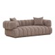 HOUSE NORDIC  Aurora Sofa - Sofa med 2 puder, brun, HN1296