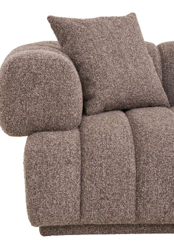 HOUSE NORDIC  Aurora Sofa - Sofa med 2 puder, brun, HN1296