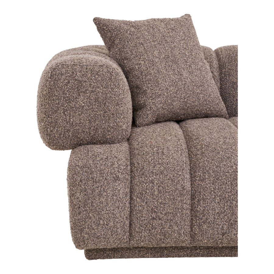 HOUSE NORDIC  Aurora Sofa - Sofa med 2 puder, brun, HN1296