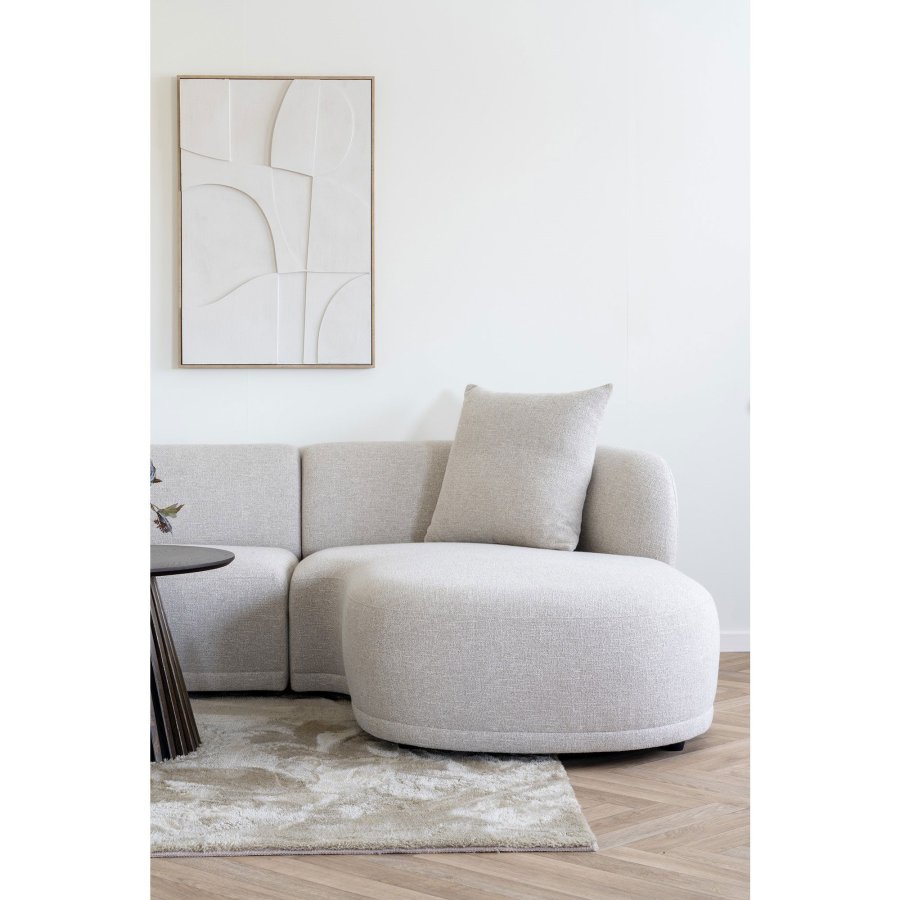 HOUSE NORDIC  Kingston Sofa - Sofa med 2 puder, hjrevendt, natur, HN1295