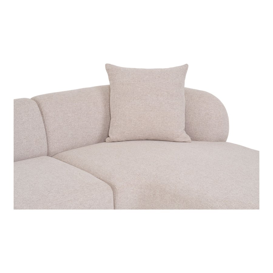 HOUSE NORDIC  Kingston Sofa - Sofa med 2 puder, hjrevendt, natur, HN1295