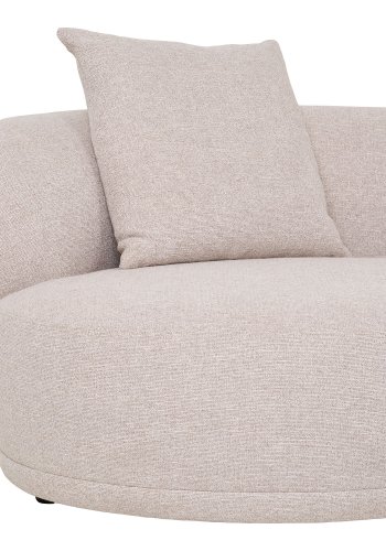 HOUSE NORDIC  Kingston Sofa - Sofa med 2 puder, hjrevendt, natur, HN1295